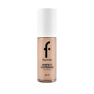 Flormar Perfect Coverage Foundation: SPF 15, High Pigment, Lasting Full Coverage for Flawless Skin Flormar Perfect Coverage Foundation: SPF15 & High Coverage Flormar foundation, high coverage foundation, SPF 15 foundation, olive oil foundation, almond oil foundation, full coverage foundation, long lasting foundation, foundation for dry skin, sun protection foundation, semi matte foundation, foundation, makeup, high pigment foundation, flawless skin, even skin tone, moisturizing foundation, nourishing founda