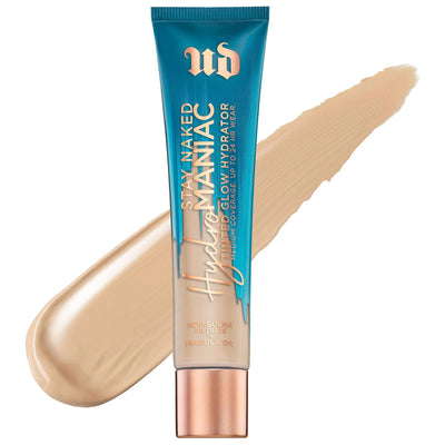 Hydromaniac Vegan, Non-Comedogenic Glowy Tinted Hydrator Foundation - 24 Hour Hydration, Medium Coverage, Cruelty-Free M
