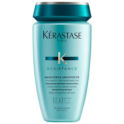 Resistance: Advanced Hair Strengthening Shampoo for Damaged, Heat-Styled Hair - Repair Split Ends, Breakage & Restore Sh