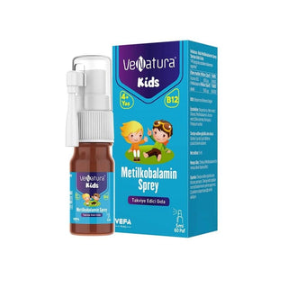 VeNatura Kids Metilkobalamin Sprey Vitamin B12 Supplement Spray for Children - Supports Healthy Growth, 5ml, 60 Puffs VeNatura Kids Vitamin B12 Spray - Supports Healthy Growth Vitamin B12 supplement for kids, Children's nutritional supplement, VeNatura Kids Metilkobalamin Sprey, Dietary supplement for children, Vitamin B12 spray for kids, Kids health supplements, Nutritional supplements for children, Vitamin B12 deficiency, Child nutrition, Healthy growth and development