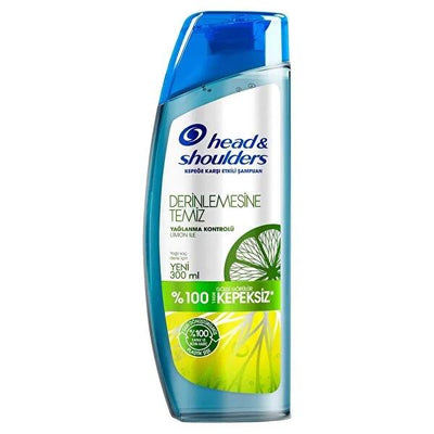 Head & Shoulders Anti-Dandruff Shampoo for Oily Hair - Deep Cleansing, Oil Control, Silikon-Free, pH Balanced - 72 Hour 