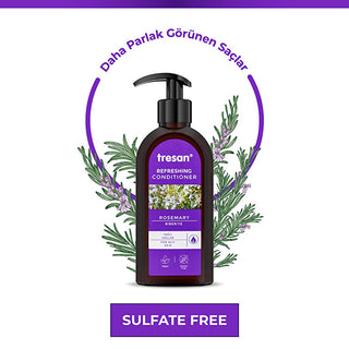 Tresan Sulfate-Free Rosemary Hair Conditioner for Nourished Hair - 300ml Tresan Rosemary Hair Conditioner - Sulfate-Free Nourishment Sulfate-free hair conditioner, Rosemary hair care, Natural hair nourishment, Moisturizing hair conditioner, Tresan hair products, Hair care, Natural ingredients, Hair nourishment, Sulfate-free, Rosemary extract, Thistle extract, Hair growth, Antioxidant hair care, Daily hair care, Gentle hair products