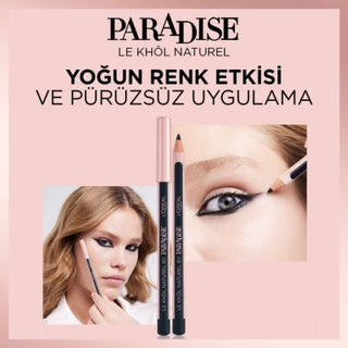 Loreal Paris Paradise Le Kohl Eyeliner - Midnight Black, Long-Lasting, Sensitive Eye Makeup