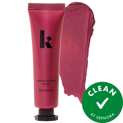 Mehndi Moment Radiant Cream Blush: Long-Lasting, Buildable Color with Amla & Hibiscus - Vegan & Cruelty-Free Formula