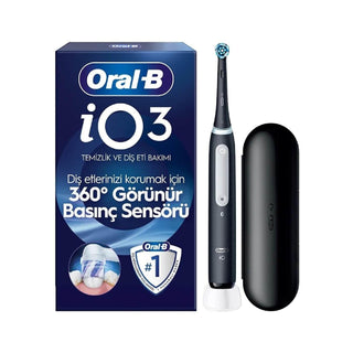 Oral-B iO3 Black Electric Toothbrush with 1 Brush Head