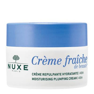 Nuxe Crème Fraîche: 48-Hour Hydrating Facial Moisturizer for Normal Skin | Botanical Plumping Cream with Sweet Almond Oil & Shea Butter Nuxe Crème Fraîche: 48H Hydration - Normal Skin Moisturizer Nuxe moisturizer, 48 hour hydration cream, normal skin moisturizer, botanical skincare, sweet almond oil cream, plumping face cream, Nuxe Crème Fraîche, hydrating face cream normal skin, natural face moisturizer, shea butter skin cream, facial moisturizer, hydrating cream, almond oil, shea butter, skin care, beauty
