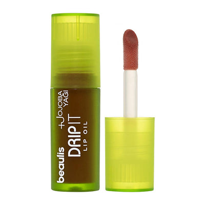 Beaulis Drip It Coffee Touch Lip Oil: Jojoba Infused, Moisturizing Nude Lip Tint for Natural Shine & Everyday Wearable L