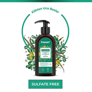Tresan Fenugreek Hair Strengthening Conditioner: Sulfate-Free, Anti-Hair Loss, Natural Hair Growth & Thickening - 300ml Tresan Fenugreek Conditioner - Stop Hair Loss & Strengthen Hair hair conditioner, hair loss conditioner, sulfate-free conditioner, hair strengthening conditioner, fenugreek hair conditioner, natural hair conditioner, dökülmeye karşı bakım kremi, hair growth conditioner, hair thickening conditioner, hair loss treatment, thinning hair, strengthening hair, natural hair care, sulfate free, fen