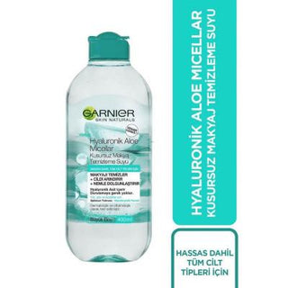 Garnier Hyaluronik Aloe Micellar Makeup Remover Water - Gentle & Moisturizing for Sensitive Skin Garnier Hyaluronik Aloe Micellar Makeup Remover - Gentle & Moisturizing Makeup Remover, Garnier Hyaluronik Aloe, Micellar Water, Sensitive Skin Care, Hyaluronic Acid Skincare, Gentle Makeup Removal, Moisturizing Makeup Remover, Fragrance-Free, Hypoallergenic, Liquid Cosmetic, Skincare Essentials