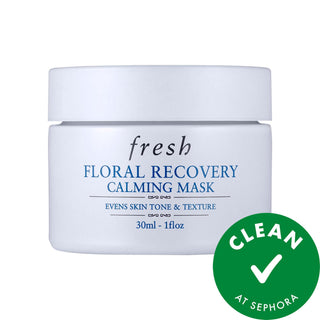 MINI Overnight Recovery Face Mask: Squalane & Floral Extracts - Calm Redness, Even Skin Tone - Sensitive Skin Solution MINI Overnight Face Mask: Reduce Redness, Even Skin Tone Overnight face mask, Redness reducing mask, Sensitive skin mask, Even skin tone mask, Floral extract face mask, Calming overnight mask, Squalane face mask, Vitamin C face mask, Clean beauty face mask, Dermatologist tested face mask, Face mask, Skincare, Beauty, Floral extracts, Squalane, Vitamin C, Redness, Irritation, Soothing, Hydra