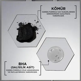 Garnier Charcoal Face Wash - 3-in-1 Blackhead Removal Facial Gel with Salicylic Acid, 8.45 fl oz Garnier Charcoal Face Wash - 3-in-1 Blackhead Removal Garnier Saf Temiz BHA Siyah Nokta Karşıtı Temizleme Jeli, Charcoal Face Wash, Salicylic Acid Cleanser, Blackhead Removal Facial Gel, 3-in-1 Face Cleanser, Facial Cleansing Gel, Garnier Charcoal Face Wash, Blackhead Removal, Oil Control, Charcoal and Salicylic Acid, Cranberry Extract, Skincare, Face Wash, Cleansing Gel, Acne Treatment, Natural Ingredients, Ski