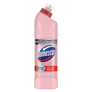 Domestos White Soap Fragrance Bleach: Maximum Hygiene, Odor Elimination & Lime Scale Prevention - 25.36 fl oz Domestos Bleach: Odor Elimination & Lime Scale Prevention bleach, laundry bleach, white soap bleach, odor eliminating bleach, lime scale prevention bleach, Domestos bleach, household cleaner, disinfectant cleaner, hygiene, cleanliness, odor removal, lime scale removal, fresh scent, bathroom cleaner, kitchen cleaner, laundry whitener, household cleaning, disinfectant, cleaning supplies, fragrance, wh