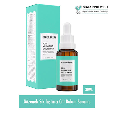 Maruderm Pore Minimizing BHA & Peptide Facial Serum: Refine Pores, Tighten Skin, & Boost Radiance - Paraben, Phenoxyetha