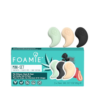 Foamie Travel Size Soap Set - 3x20g Portable Skincare Products for Travel Foamie Travel Size Soap Set - Portable Skincare travel size soap set, portable skincare products, compact soap, skincare for travel, multiple soap options, travel-friendly personal care, convenient skincare, travel essentials, skincare routine, travel size toiletries