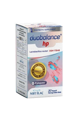 Nbt Life Duobalance HP: Probiotic Supplement with Lactobacillus Reuteri, Magnesium & Zinc - Gut Health & Immune Support Nbt Life Duobalance HP: Probiotic for Gut Health & Immune Support probiotic supplement, Lactobacillus reuteri, magnesium supplement, zinc supplement, gut health supplement, immune support supplement, postbiotic supplement, Duobalance HP, probiotics for gut health, probiotics for immunity, probiotics, magnesium, zinc, gut health, immune support, digestive health, dietary supplement, capsule