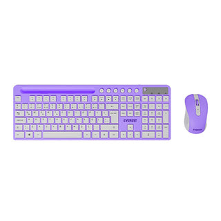 Everest Mor Beyaz Wireless Keyboard and Mouse Set KM-730 - Clutter-Free Computing, Adjustable DPI, Power Saving Mode Everest KM-730 Wireless Keyboard & Mouse Set - Clutter-Free & Adjustable DPI wireless keyboard and mouse, kablosuz klavye ve mouse, KM-730, Everest Mor Beyaz, non-gaming input devices, clutter-free workspace, adjustable DPI, power saving mode, phone/tablet holder, wireless connectivity, membrane switch keyboard, ergonomic workspace, computing accessories