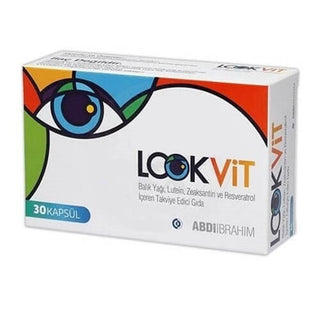 Lookvit Dietary Supplement - Omega 3, Lutein, Zeaksantin & Resveratrol Capsules for Eye Health & Wellness Lookvit Omega 3 & Eye Health Supplement Dietary Supplement, Omega 3, Lutein, Zeaksantin, Resveratrol, Health Supplement, Nutritional Support, Eye Health Supplement, Wellness, Health-conscious adults, Nutritional supplements, Heart health, Brain function, Antioxidant benefits