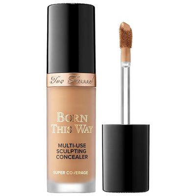 Born This Way Full Coverage Concealer: Natural Finish, Hyaluronic Acid, Vegan & Cruelty-Free, Long-Wearing, Buildable & 