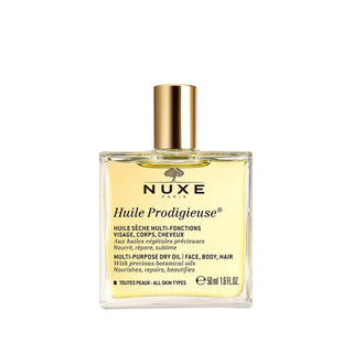 Nuxe Huile Prodigieuse Dry Oil Multi-Purpose Oil for Skin, Hair & Nails - 50ml Nuxe Huile Prodigieuse Dry Oil for Skin, Hair & Nails Nuxe Huile Prodigieuse, Dry Oil, Multi-Purpose Oil, Skin Care, Hair Care, Nail Care, Moisturizing Oil, Non-Greasy, Quick Absorption, Skincare Solution, Haircare Solution, Nailcare Solution, Beauty Essentials, Natural Skincare, Nuxe Brand