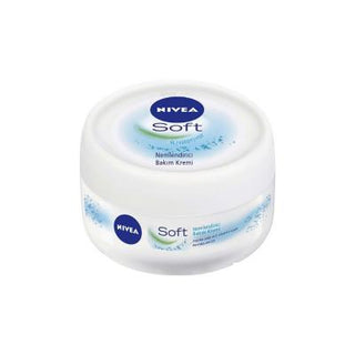 Nivea Soft Moisturizing Cream - Vitamin E & Jojoba Oil - Face, Hand & Body Lotion - Daily Hydration for Dry Skin - 10.14 fl oz Nivea Soft Moisturizing Cream - Hydrate Face, Hands & Body Nivea Soft, moisturizing cream, face moisturizer, hand cream, body lotion, skincare, vitamin E cream, jojoba oil cream, daily moisturizer, dry skin cream, Nivea cream, face cream, hand lotion, body cream, vitamin E, jojoba oil, daily skin care, dry skin, dry skin relief, moisturizing, hydrating, lightweight cream, fast-absor