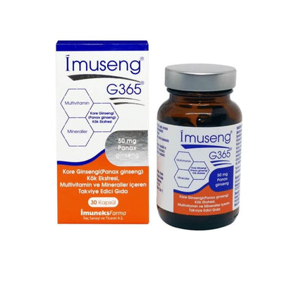 İmuseng _museng Dietary Supplement - Ginseng Capsules with Multivitamins for Energy & Wellness