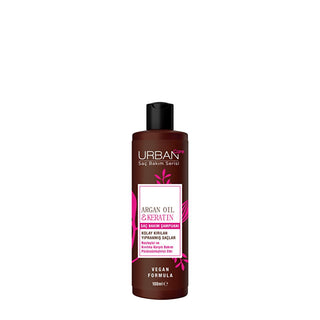 Urban Care Argan Oil & Keratin Shampoo: Repair & Strengthen Damaged Hair, Anti-Breakage, Vegan Formula, Sulfate-Free - 3.38 fl oz Urban Care Argan Oil Shampoo: Repair Damaged Hair & Reduce Breakage argan oil shampoo, keratin shampoo, anti-breakage shampoo, vegan hair shampoo, hair repair shampoo, shampoo for damaged hair, argan oil and keratin shampoo, sulfate free shampoo, hair shampoo, argan oil, plant-based keratin, anti-breakage formula, nourishing formula, vegan formula, silicone-free, damaged hair, br