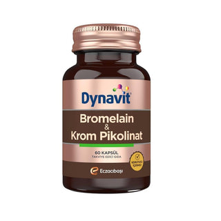 Dynavit Bromelain Chromium Picolinate Dietary Supplement for Digestive Health - 60 Capsules Dynavit Bromelain Chromium Picolinate for Digestive Health Bromelain supplement, Chromium Picolinate, Dietary Supplement, Nutritional support, Digestive health, Health supplements, Wellness products, Nutritional wellness, Digestive support, Bromelain, Chromium Picolinate supplements, Health-conscious products, Family health supplements, Long-term nutritional support