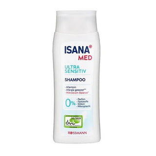 Isana Med Sensitive Shampoo - Vegan, Dermatologically Tested, 6.76 fl oz Isana Med Sensitive Shampoo - Vegan & Dermatologically Tested sensitive shampoo, vegan shampoo, dermatologically tested shampoo, shampoo free from perfume and silicone, Isana Med shampoo, gentle scalp care, vegan hair care, sensitive skin products, scalp comfort, irritation-free shampoo