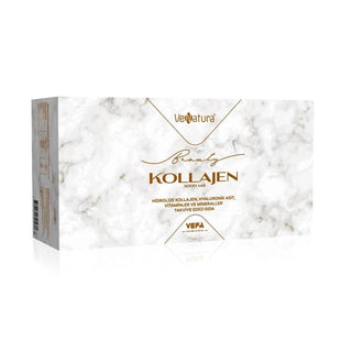 venatura beauty kollajen sachets, 5000 mg kollajen pack front view, health supplements for skin VeNatura Beauty Kollajen 5000 mg - 30 Sachets VeNatura Beauty Kollajen 5000 mg - 30 Sachets venatura, kollajen, beauty-supplements, healthy-skin, wellness, collagen-powder, nutrition, health-conscious, dietary-supplements, ai-generated