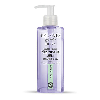Celenes Derma Acne-Fighting Face Wash Gel with Salicylic Acid & Niacinamide - 8.45 fl oz Celenes Derma Acne-Fighting Face Wash Gel - 8.45 fl oz acne-fighting face wash, salicylic acid cleanser, niacinamide facial gel, daily facial cleansing gel, anti-acne skincare, facial cleansing gel, acne-prone skin solutions, skin tone balancing, gentle skincare, daily skincare routine, skincare for acne, clear skin products, salicylic acid benefits, niacinamide benefits