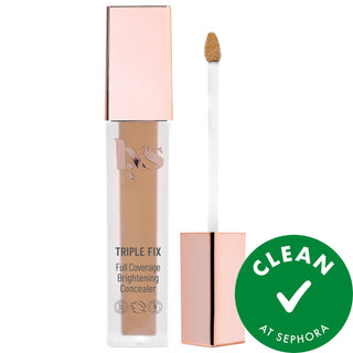 Triple Fix Vegan Brightening Concealer by Triple Fix - Full Coverage, Natural Finish, Cruelty-Free Triple Fix Brightening Concealer - Vegan & Cruelty-Free vegan concealer, gluten-free concealer, cruelty-free concealer, brightening concealer, natural finish concealer, full coverage concealer, skincare-infused makeup, vegan makeup, cruelty-free makeup, concealer for dark circles, under-eye concealer, face concealer
