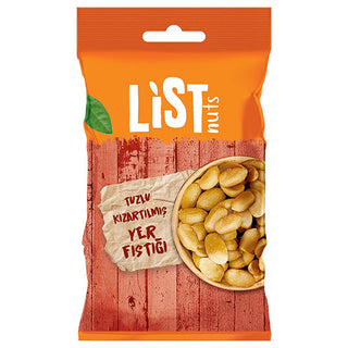 List Nuts Roasted Peanuts Snack - 40gr Single Serving, Nutritious & Ready to Eat - Perfect On-the-Go Snack List Nuts Roasted Peanuts: Nutritious Single-Serve Snack roasted peanuts, snack peanuts, salted peanuts, 40 gr peanuts, List Nuts peanuts, ready to eat peanuts, nutritious snack, peanut snack, roasted peanut snack, single serving peanuts, peanuts, nuts, snack, healthy snack, protein snack, on-the-go snack, movie snacks, office snack, travel snack, crunchy snack, salted nuts, roasted nuts, single servin
