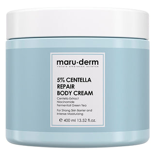 maruderm centella repair body cream packaging, maruderm centella cream texture, maruderm centella body cream ingredients Maruderm Centella Repair Body Cream - Intense Hydration for Sensitive Skin | 13.5 fl. oz. Maruderm Centella Repair Body Cream 400ml maruderm, centella-cream, sensitive-skin, moisturizer, skin-repair, niacinamide, fermentoil-green-tea, dry-skin-relief, body-cream, ai-generated