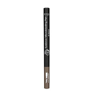 Rival de Loop Microblading Eyebrow Pencil Brown 1.1 ml - Precise Eyebrow Grooming with Liquid Formula Rival de Loop Microblading Eyebrow Pencil - Precise Grooming microblading eyebrow pencil, liquid eyebrow pencil, brown eyebrow makeup, precise eyebrow grooming, eyebrow shaping tool, eyebrow grooming, liquid formula, trident tip, brown shade, 1.1 ml, cosmetic, makeup, beauty, grooming, brow care