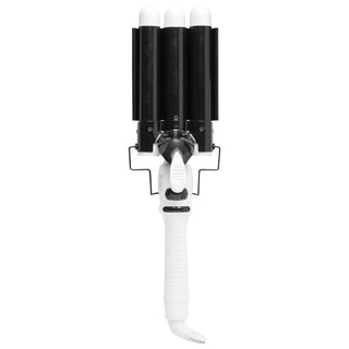 Wave Wand 3 Barrel Hair Waver 1” - Effortless Beach Waves for All Hair Types Wave Wand 3 Barrel Hair Waver for Effortless Beach Waves hair waver, beach waves, three-barrel wand, tourmaline ceramic, ionic technology, adjustable temperature, hair styling tool, effortless styling, frizz-free hair, long-lasting style, straight hair, wavy hair, curly hair, coily hair, fine hair, medium hair, thick hair, hair care, beauty, styling solution, salon quality, hair technology