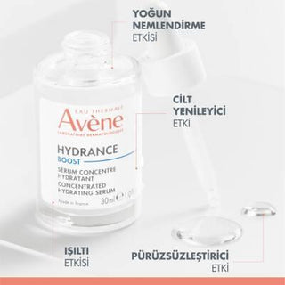 Avene Hydrance Boost Konsantre Nemlendirici Serum - Hydrating Serum for Sensitive Skin with Hyaluronic Acid & Vitamin B3 Avene Hydrating Serum for Sensitive Skin - Hyaluronic Acid & B3 Hydrance Boost Konsantre Nemlendirici Serum, Avene Hydrating Serum, Sensitive Skin Care, Hyaluronic Acid Serum, Moisturizing Serum for Dry Skin, Hydrating Serum, Sensitive Skin Serum, Vitamin B3 Serum, Avene Thermal Water, Ultra-light Serum, Oil-free Serum, Non-sticky Serum, Dry Skin Relief, Skin Hydration, Skincare for Sensi