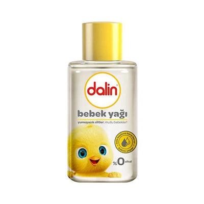 Dalin Hypoallergenic Baby Oil: Gentle & Dermatologically Tested for Infant Massage - Paraben, Dye & Alcohol-Free - 1.69 