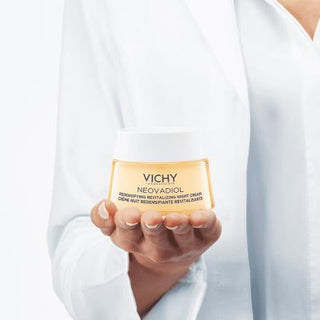 Vichy Neovadiol Anti-Aging Night Cream for Mature Skin - Hydrating, Firming, Paraben-Free Vichy Neovadiol Night Cream - Anti-Aging for Mature Skin Vichy Neovadiol Night Cream, Anti-Aging Night Cream, Mature Skin Care, Hormonal Skin Aging, Paraben-Free Skincare, Hyaluronic Acid, Pro-Xylane, Hedione, Dermatologist-Tested, Women's Skincare, Menopause Skincare, Anti-Aging Skincare, Night Cream, Hydrating Night Cream, Firming Night Cream