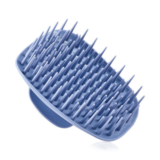 eklips hair detangling brush in assorted colors, close-up of eklips shampoo brush on wet hair Eklips Hair Detangling & Shampoo Brush - Gentle for All Hair Types | Assorted Colors Eklips Hair Detangling & Shampoo Brush hair-care, detangling-brush, shampoo-brush, scalp-massage, wet-hair-care, hair-tools, eklips, assorted-colors, gentle-brush, ai-generated