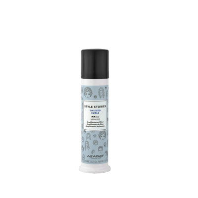 Alfaparf Milano Style Stories Twisted Bukle Curl Enhancing Cream - 3.38 fl oz, Enhances Curl Definition & Clarity
