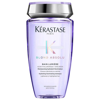 Kerastase Blond Absolu Hydrating Illuminating Shampoo for Blonde Hair - Hyaluronic Acid, Color Safe, Hydrating Shampoo for Dry Damaged Hair Kerastase Blond Absolu Hydrating Shampoo for Blonde Hair hydrating shampoo for blonde hair, blonde hair care, color safe shampoo, hyaluronic acid shampoo, shampoo for dry damaged hair, Kerastase, Blond Absolu, hair hydration, color protection, daily shampoo, professional hairstylist recommended, hair care for blonde hair