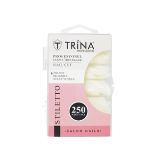 Trina Stiletto False Nails - 250 Pieces, Artificial Nail Enhancements for Fashionable Nail Art Trina Stiletto False Nails - 250 Pieces False nails, Stiletto nails, Trina nails, Artificial nail enhancements, Nail beauty products, Nail art, Fashion nails, Cosmetic nails, Beauty enhancements, Nail care, Nail solutions, Nail fashion