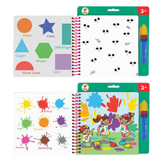 Lino Magic Water Book: Reusable Coloring Fun! Mess-Free Water Painting Book for Toddlers & Kids - Water Reveal, Self-Erasing Pages Lino Magic Water Book: Reusable, Mess-Free Coloring Fun! magic water book, reusable coloring book, water painting book, mess-free coloring, toddler activity book, kids water drawing, magic coloring book, water reveal book, water coloring, magic coloring, reusable book, toddler activity, kids activity, mess-free activity, travel activity, learning activity, kids drawing, water pe