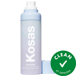 Cloud Set Setting Spray: Airy, Hydrating & Long-Lasting Makeup Lock - Alcohol-Free, Vegan, Skin Texture Improvement Cloud Set Setting Spray: 12H Hold, Hydrating, Vegan setting spray, makeup setting spray, alcohol free setting spray, non-comedogenic setting spray, hydrating setting spray, vegan setting spray, cruelty free setting spray, skin texture improvement spray, pore minimizing spray, long lasting makeup spray, makeup, face makeup, setting powder, makeup, face, setting spray, hydrating, smoothing, vega