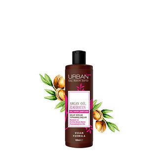 Urban Care Argan Oil & Keratin Shampoo: Repair & Strengthen Damaged Hair, Anti-Breakage, Vegan Formula, Sulfate-Free - 3.38 fl oz Urban Care Argan Oil Shampoo: Repair Damaged Hair & Reduce Breakage argan oil shampoo, keratin shampoo, anti-breakage shampoo, vegan hair shampoo, hair repair shampoo, shampoo for damaged hair, argan oil and keratin shampoo, sulfate free shampoo, hair shampoo, argan oil, plant-based keratin, anti-breakage formula, nourishing formula, vegan formula, silicone-free, damaged hair, br