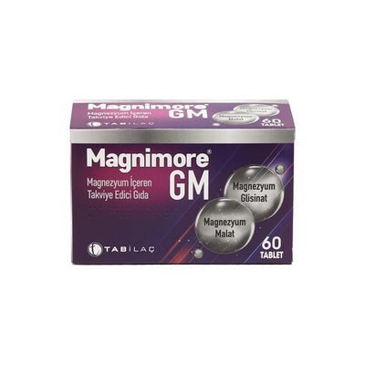 Magnimore Magnesium Supplement Tablet - Supports Muscle & Nerve Health with Magnesium Glycinate & Malate