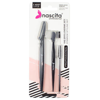 Nascita Eyebrow Shaping Set - Precision Grooming Tools for Perfect Brows Nascita Eyebrow Shaping Set - Precision Tools eyebrow shaping set, eyebrow razor, mascara brush, grooming tools, beauty accessories, Nascita brand, brow care, precision grooming, beauty routine, DIY beauty, personal care, eyebrow maintenance, brow shaping, beauty tools