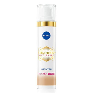 Nivea Luminous630 CC Face Cream SPF30 - Dark Spot Corrector & Anti-Aging Face Cream Nivea Luminous630 CC Cream SPF30 - Dark Spot Corrector CC Cream, Dark Spot Corrector, SPF30, Anti-Aging Face Cream, Dermatologically Tested, Nivea, Luminous630, Face Cream, Skin Care, Hyperpigmentation Treatment, Sun Protection, Moisturizing Face Cream