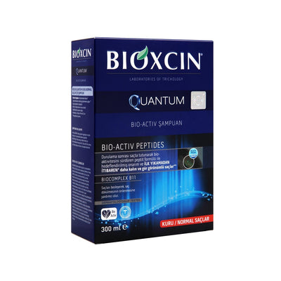 Bioxcin Bioxcin Quantum Shampoo for Dry and Normal Hair - 300ml, Moisturizing & Gentle Cleansing