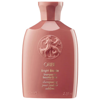 Oribe Mini Bright Blonde Shampoo: Tone Brassiness, Enhance Shine & Vibrancy (Sulfate-Free, Vegan, UV Protection) Oribe Blonde Shampoo: Banish Brassiness & Boost Shine | Vegan blonde shampoo, silver shampoo, anti brass shampoo, purple shampoo, sulfate free shampoo, vegan shampoo, cruelty free shampoo, brightening shampoo for blonde hair, shampoo for silver hair, UV protection shampoo, blonde hair care, silver hair care, brassiness reduction, sulfate-free, vegan, cruelty-free, shine, hair care, beauty, person